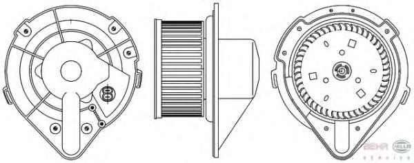 Ventilador interior Toledo I sedán (1991-1999) original desde 45,41 €
