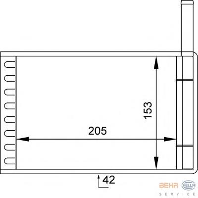 Radiador de calefacción HELLA 8FH351313111 precio, desde 25,50 EUR