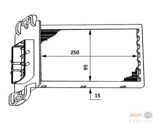 Calentador eléctrico de aire para el sistema de calefacción del habitáculo Peugeot/Citroen 00006445XC precio, desde 45,01 EUR