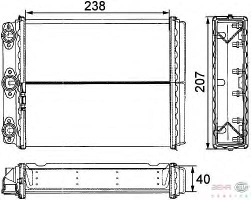 Comprar 0028353001 Mercedes Radiador calefacción