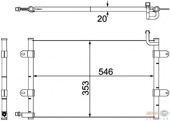 Comprar 94905 Nissens Condensador de aire acondicionado