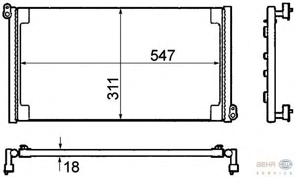 Condensador aire acondicionado 300540 ACR