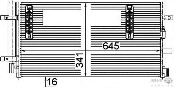 Condensador HELLA 8FC351303501