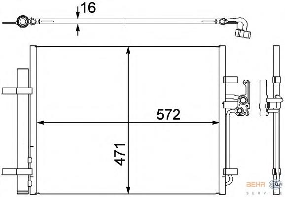 Condensador HELLA 8FC351303201