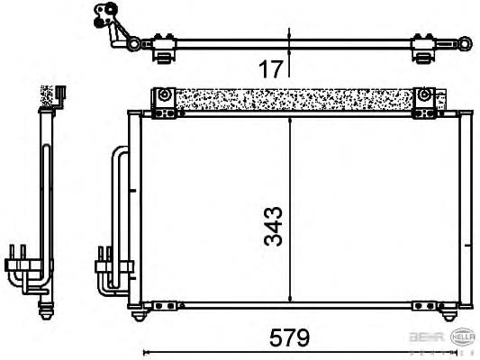 Condensador Rio I hatchback (2000-2006) original desde 71,15 €