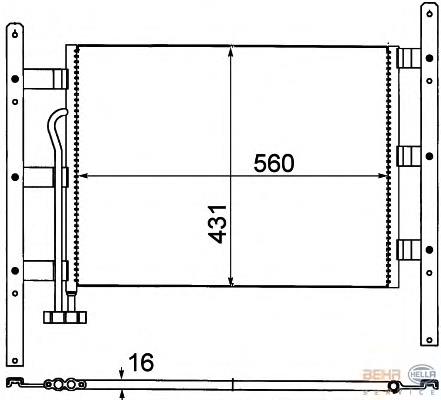 Condensador aire acondicionado 300361 ACR