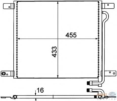 Condensador aire acondicionado 300357 ACR