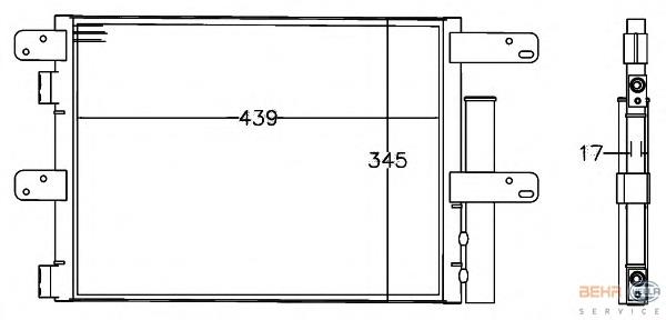 Condensador Iveco 504238741