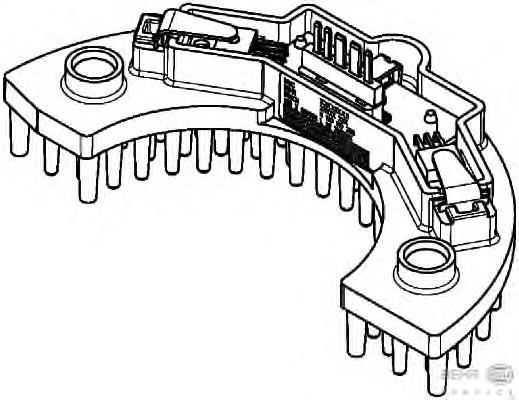 Resistencia de calefacción 5HL351321561 HELLA