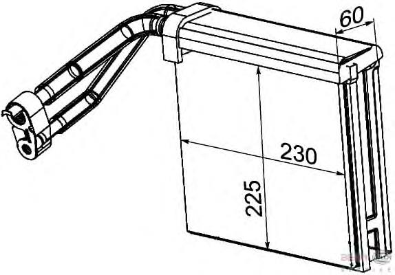 Comprar 8FV351330731 HELLA Evaporador de aire acondicionado