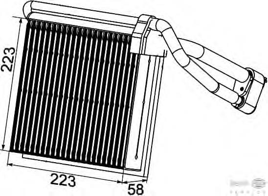 Evaporador Mahle Original AE98000P