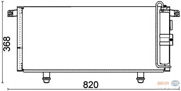MR568628 Mitsubishi condensador aire acondicionado