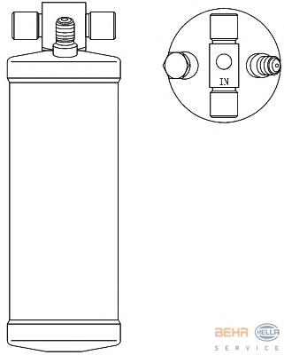 Comprar 8FT351192551 HELLA Filtro secador de aire acondicionado