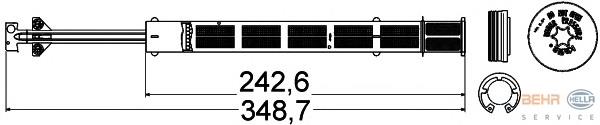 8FT351192571 HELLA filtro deshidratador