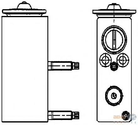 Válvula TRV, aire acondicionado para Citroen C5 (TD/X7)