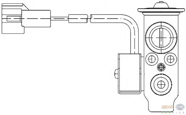 A0038302384 Mercedes válvula de expansión, aire acondicionado