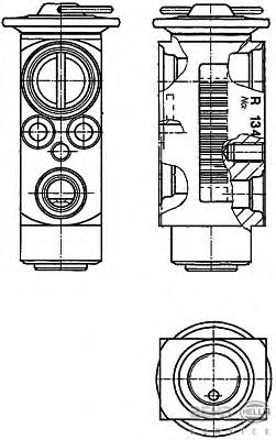 8UW351234181 HELLA válvula de expansión, aire acondicionado