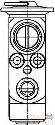 8UW351234151 HELLA válvula de expansión, aire acondicionado