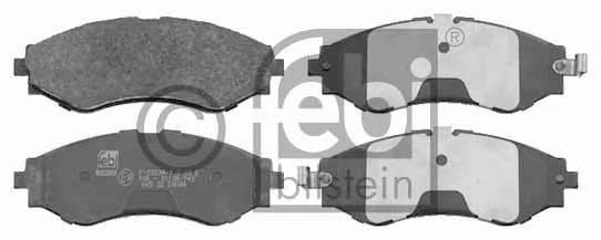 Pastillas de freno delanteras para Daewoo Nubira II (J15)