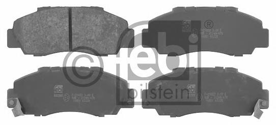 16551 Febi Pastillas delanteras