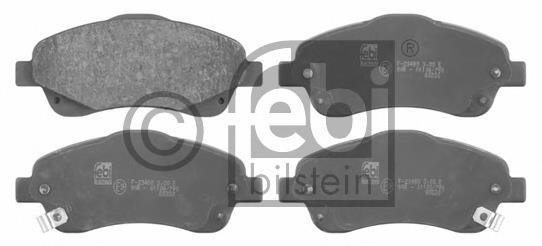 16653 Febi Pastillas delanteras