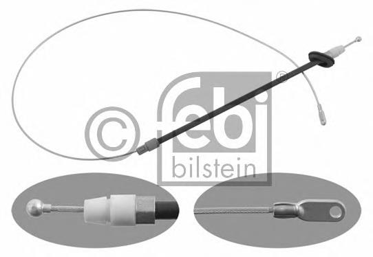 Cable de freno de mano delantero 468254 Diesel Technic