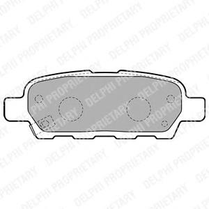 Comprar LP1807 Delphi Pastillas de freno traseras