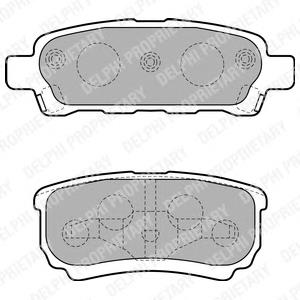 Comprar LP1852 Delphi Pastillas de freno traseras