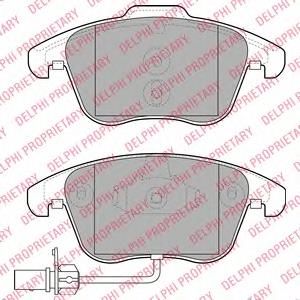 Comprar LP2107 Delphi Pastillas delanteras de freno