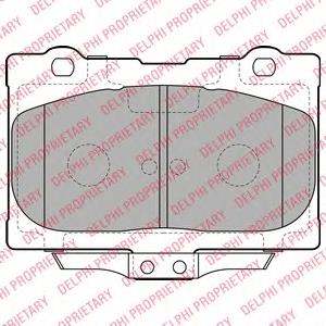 Pastillas de freno delanteras 45022SJA040 Honda