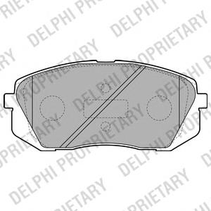 Pastillas de freno LP2050 Delphi