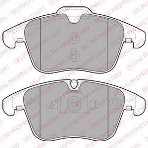 Comprar LP2065 Delphi Pastillas delanteras de freno