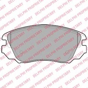 Comprar LP2080 Delphi Pastillas delanteras de freno