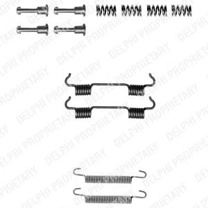 LY1297 Delphi juego de reparación, pastillas de frenos