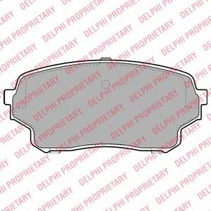 LP2000 Delphi Pastillas delanteras