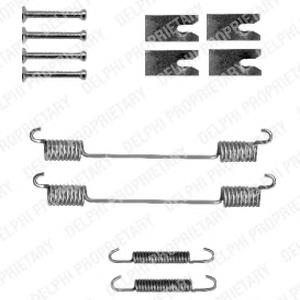 LY1327 Delphi kit de montaje, zapatas de freno traseras