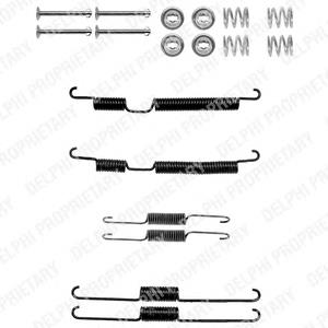 Kit de montaje, zapatas de freno traseras LY1309 Delphi