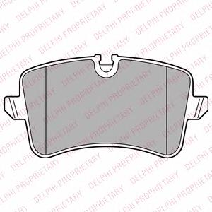 Comprar LP2446 Delphi Pastillas de freno traseras