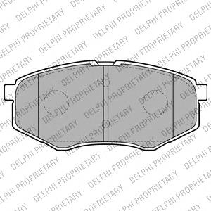 Pastillas de freno LP2227 Delphi
