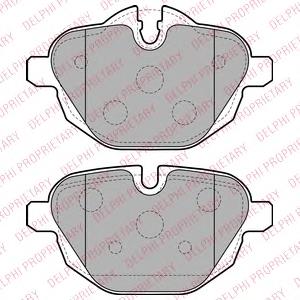Pastillas de freno traseras LP2162 Delphi