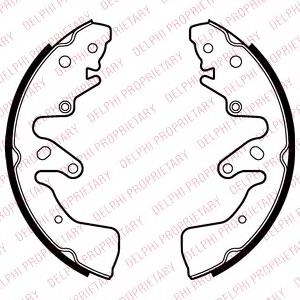Zapatas de freno de tambor traseras Delphi LS2024 precio, desde 51,88 EUR