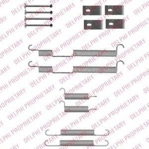 LY1355 Delphi kit de montaje, zapatas de freno traseras