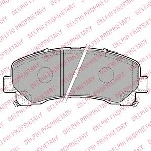 Pastillas de freno LP2229 Delphi