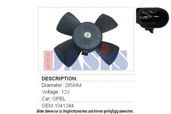 158007N Dasis Electroventilador del motor