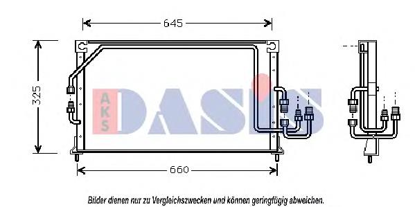 350451 NRF Radiador de aire acondicionado