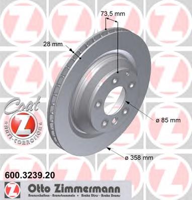 Frenos traseros Zimmermann 600323920