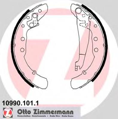 Zapatas de freno 109901011 Zimmermann