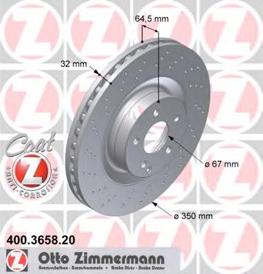 Comprar 400365820 Zimmermann Freno de disco delantero
