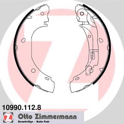 10990.112.8 Zimmermann zapatas de frenos de tambor traseras