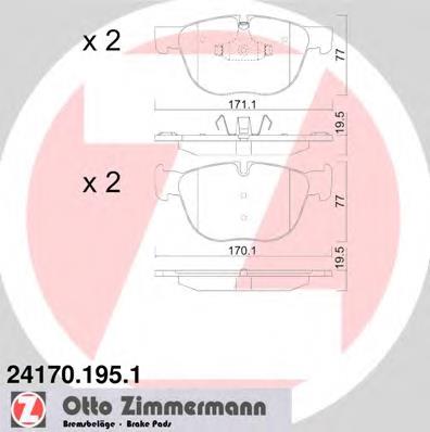 241701951 Zimmermann Pastillas delanteras